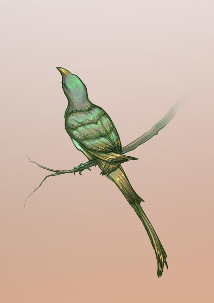 Green bird